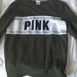 PINK crew neck sweater